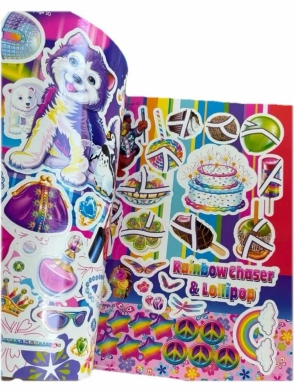 Lisa Frank Giant Pink Sticker Activity Book